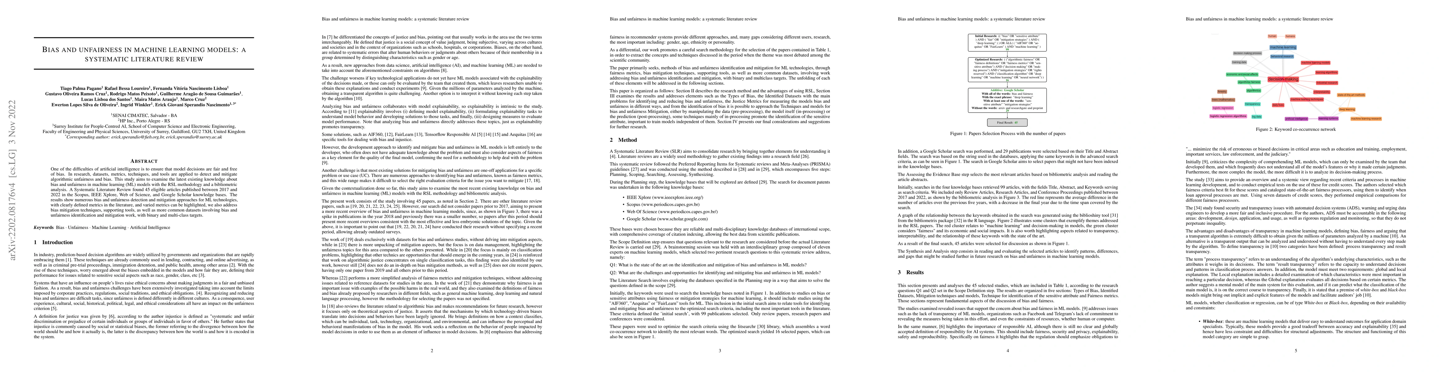 Thumbnail for Bias and unfairness in machine learning models: a systematic literature
  review