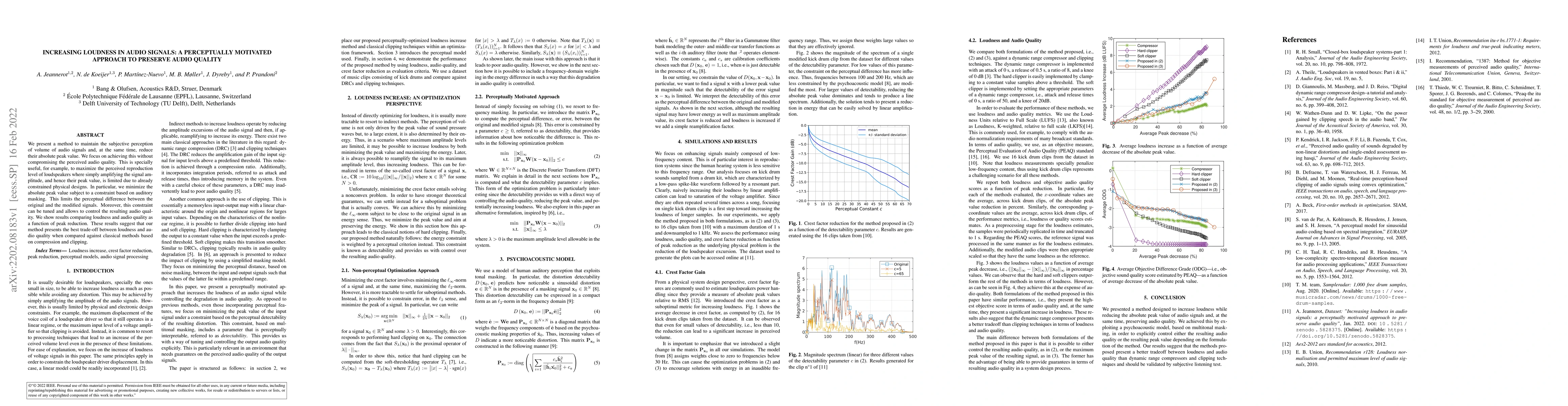 Thumbnail for Increasing loudness in audio signals: a perceptually motivated approach
  to preserve audio quality