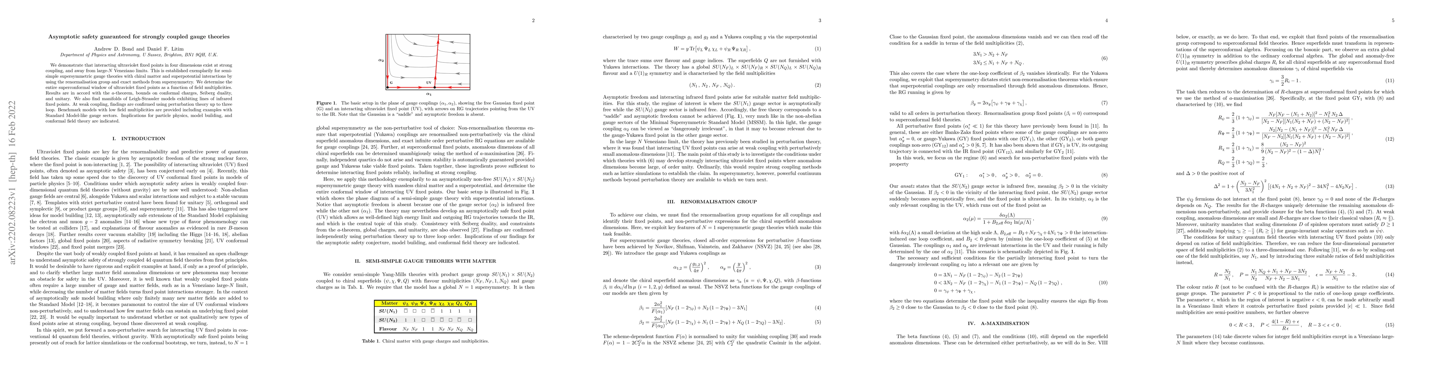 Thumbnail for Asymptotic safety guaranteed for strongly coupled gauge theories