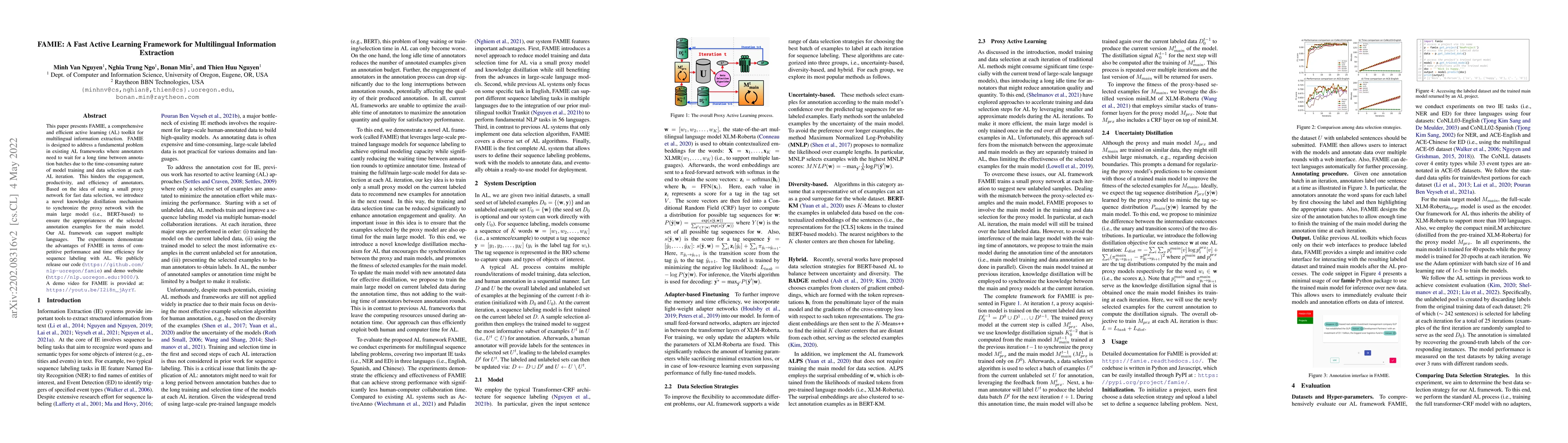 Thumbnail for FAMIE: A Fast Active Learning Framework for Multilingual Information
  Extraction