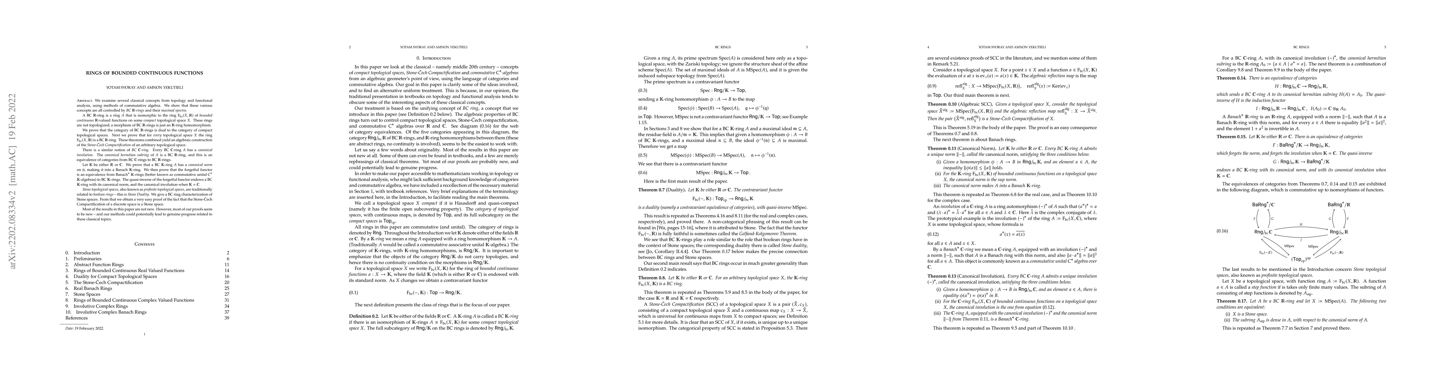 Thumbnail for Rings of Bounded Continuous Functions