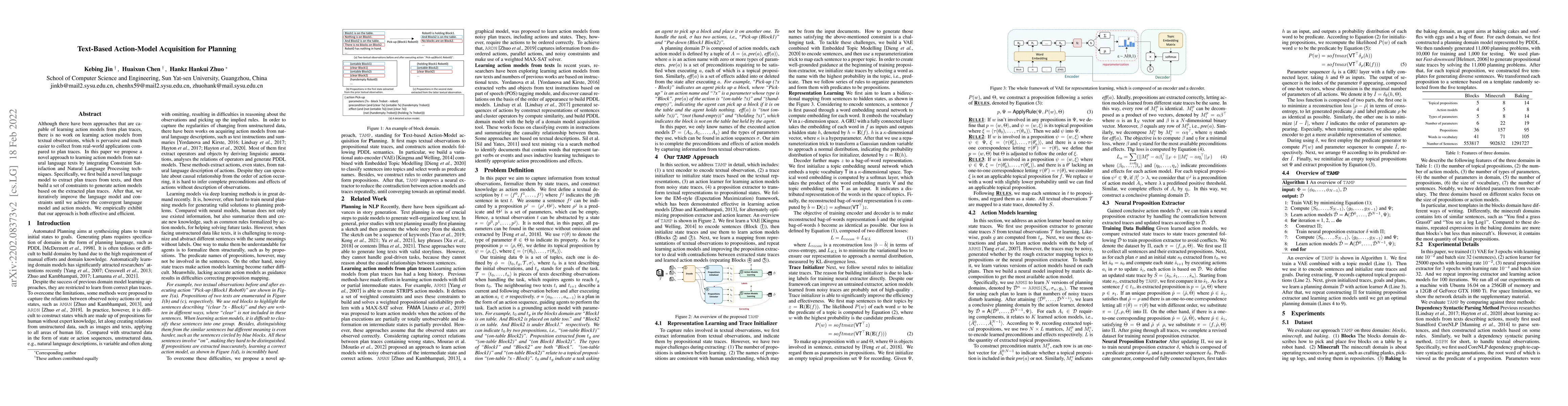 Thumbnail for Text-Based Action-Model Acquisition for Planning