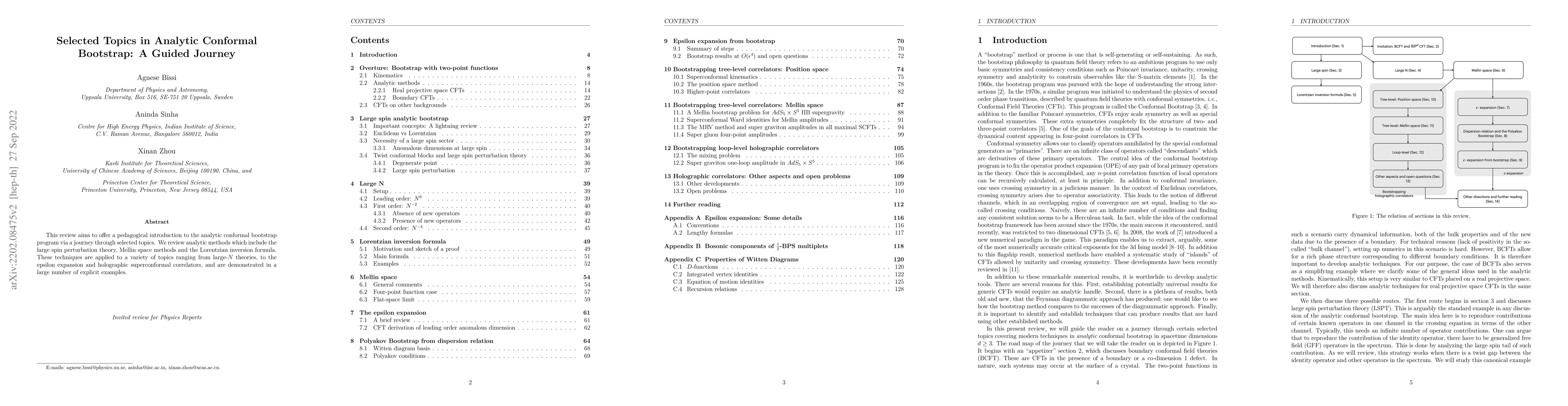 Thumbnail for Selected Topics in Analytic Conformal Bootstrap: A Guided Journey