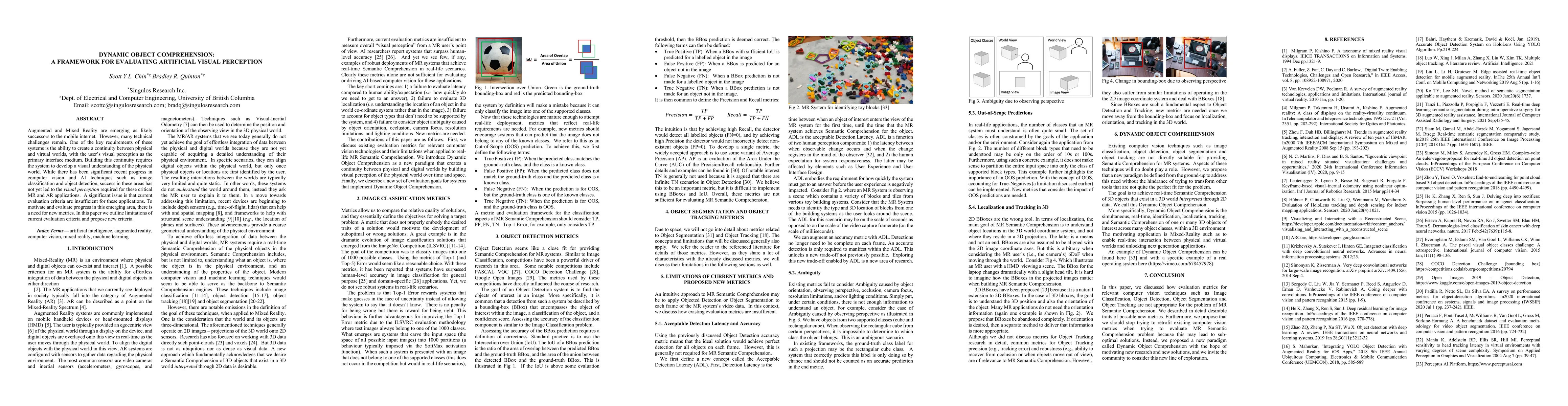 Thumbnail for Dynamic Object Comprehension: A Framework For Evaluating Artificial
  Visual Perception