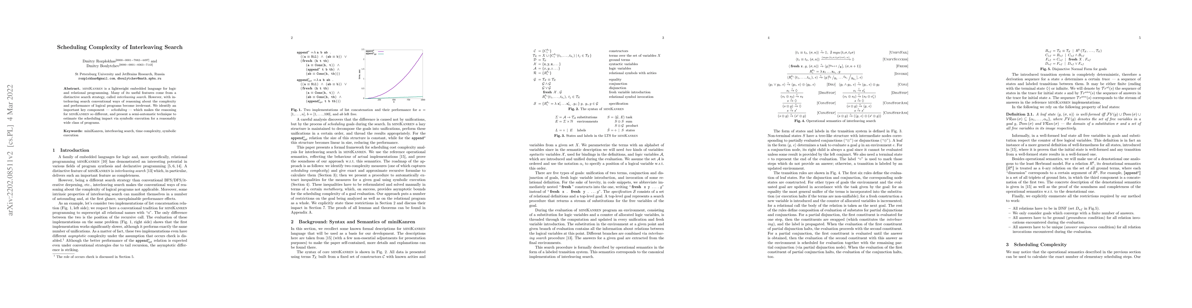 Thumbnail for Scheduling Complexity of Interleaving Search