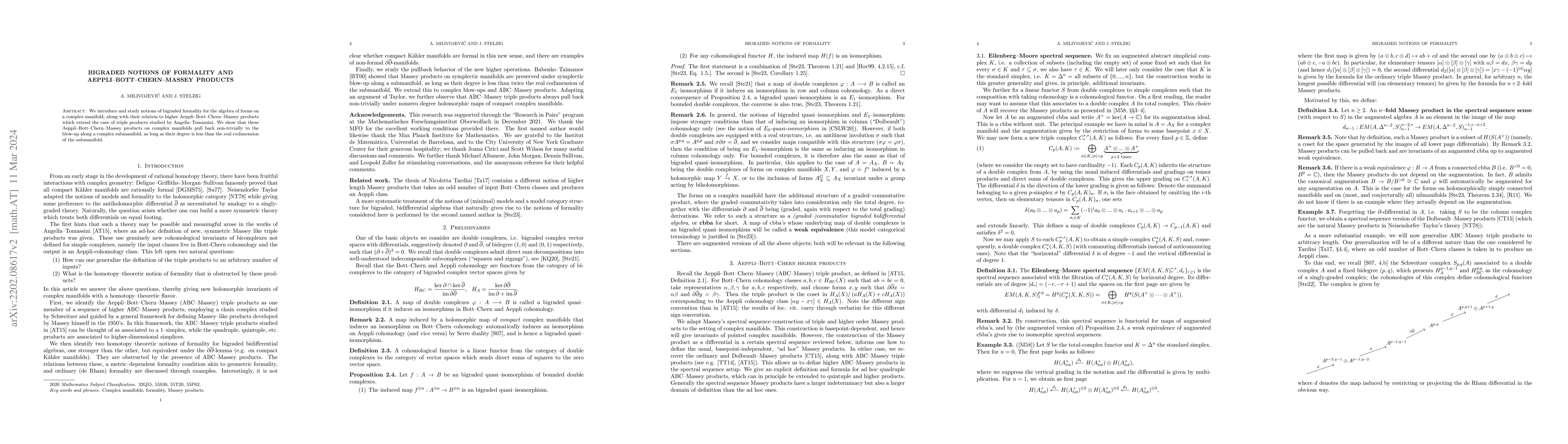 Thumbnail for Bigraded notions of formality and Aeppli-Bott-Chern-Massey products