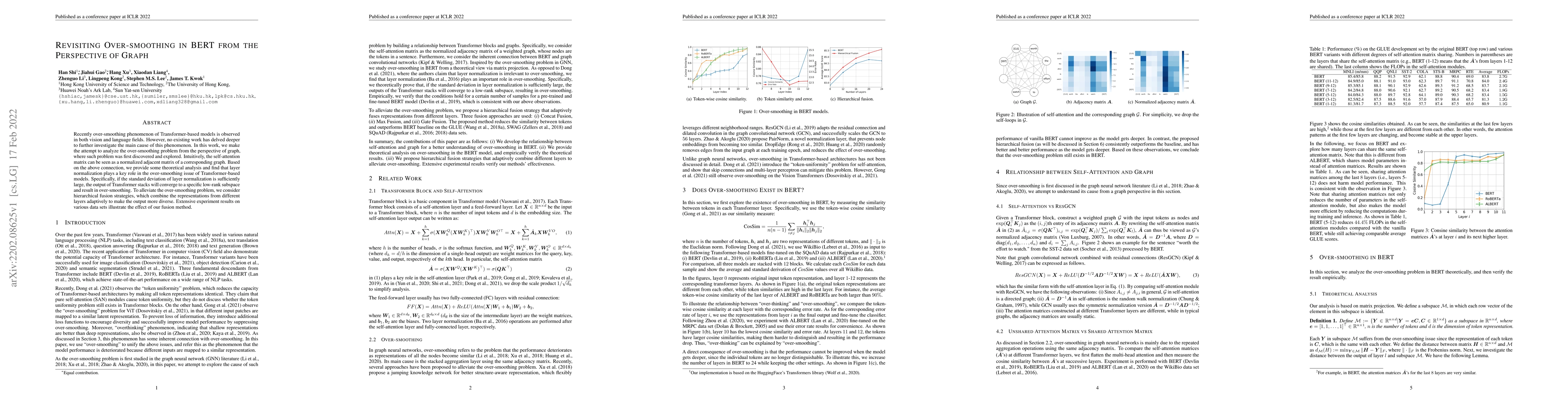 Thumbnail for Revisiting Over-smoothing in BERT from the Perspective of Graph