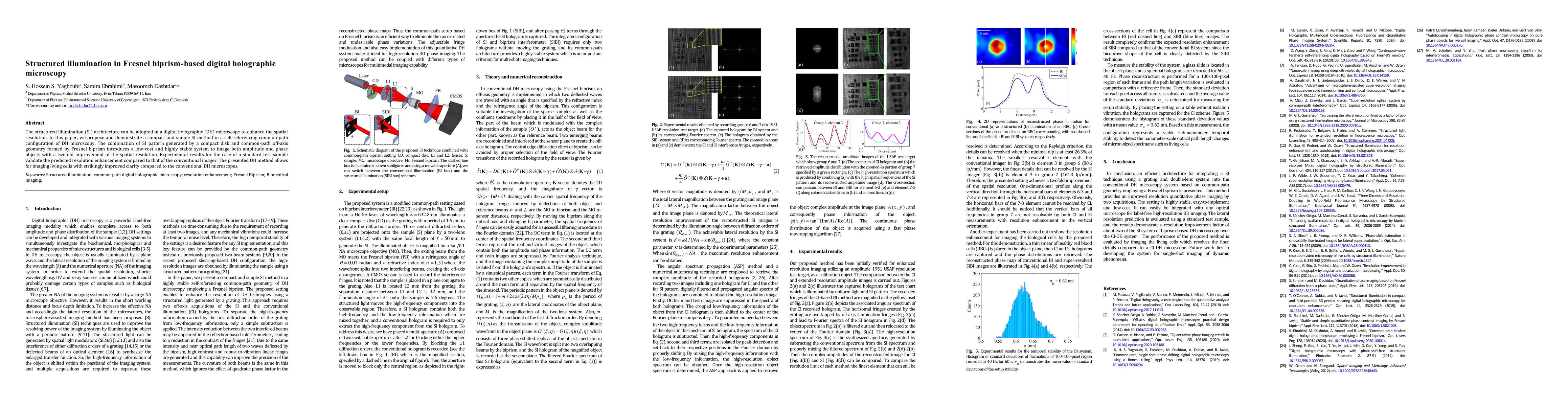 Thumbnail for Structured illumination in Fresnel biprism-based digital holographic
  microscopy