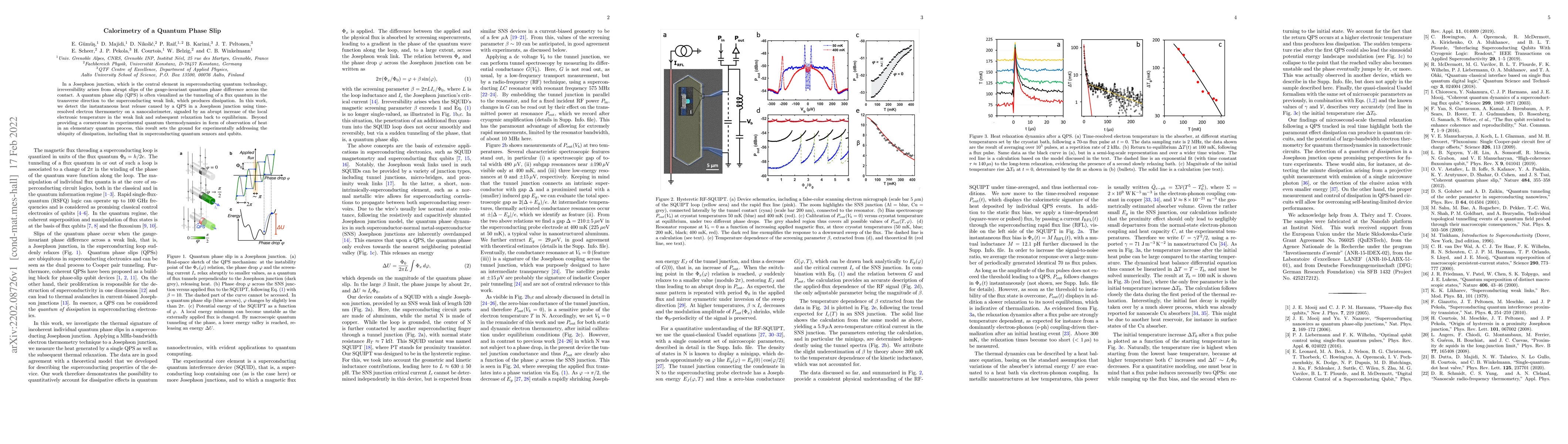Thumbnail for Calorimetry of a Quantum Phase Slip