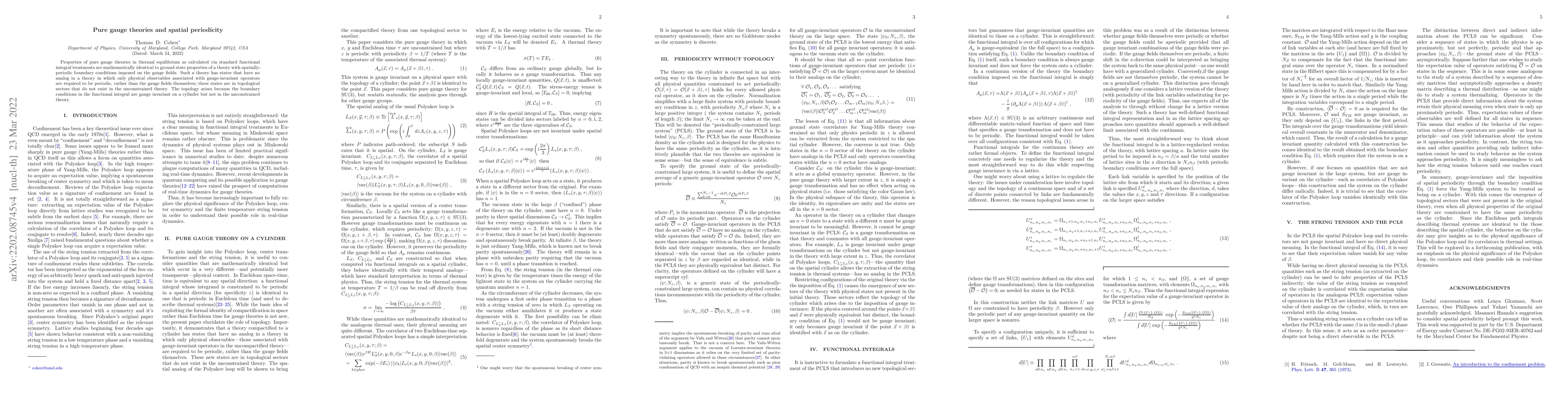 Thumbnail for Pure gauge theories and spatial periodicity