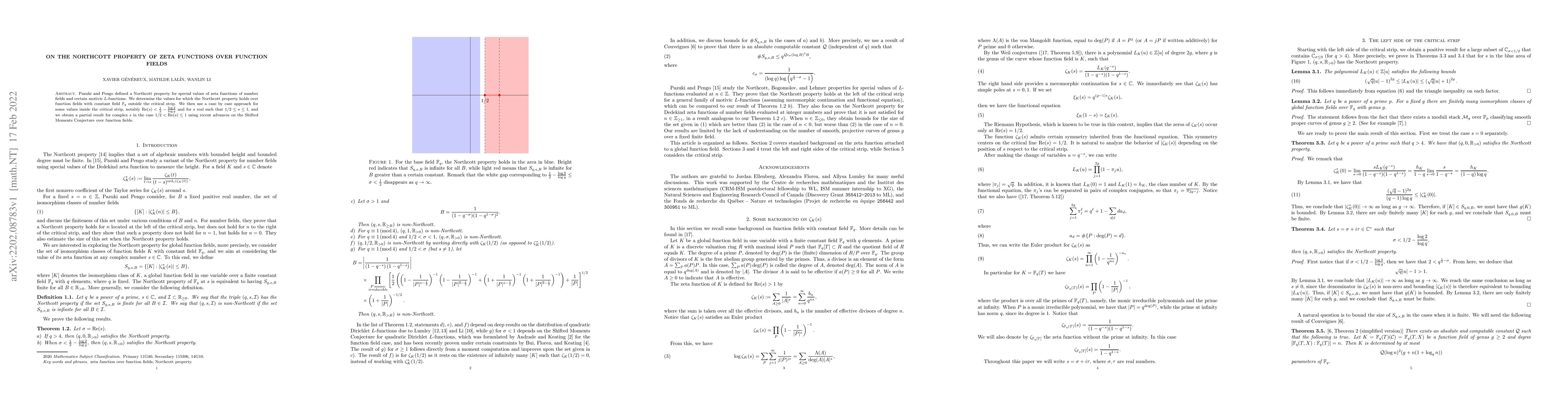 Thumbnail for On the Northcott property of zeta functions over function fields