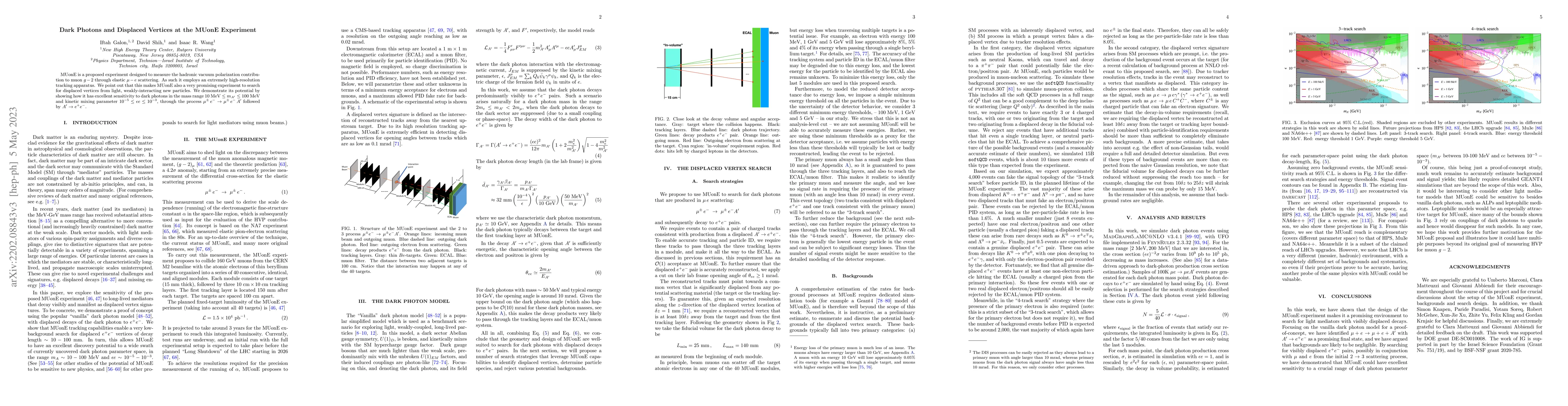 Thumbnail for Dark Photons and Displaced Vertices at the MUonE Experiment