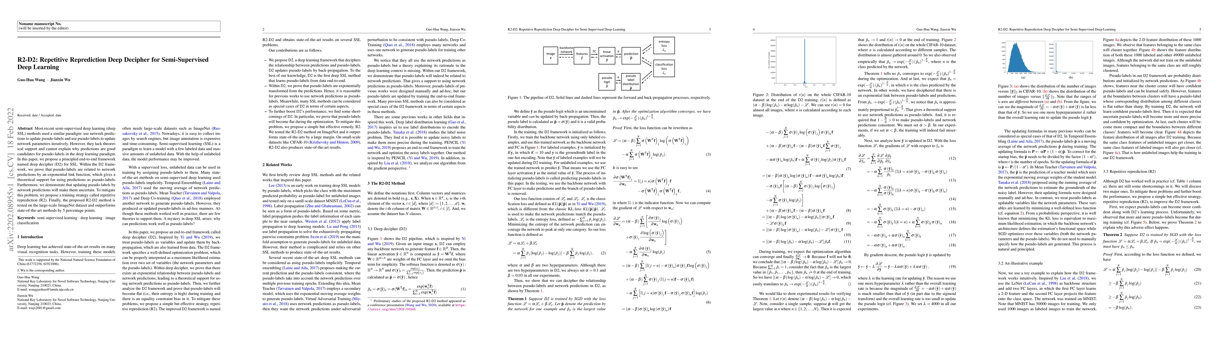 Thumbnail for R2-D2: Repetitive Reprediction Deep Decipher for Semi-Supervised Deep
  Learning