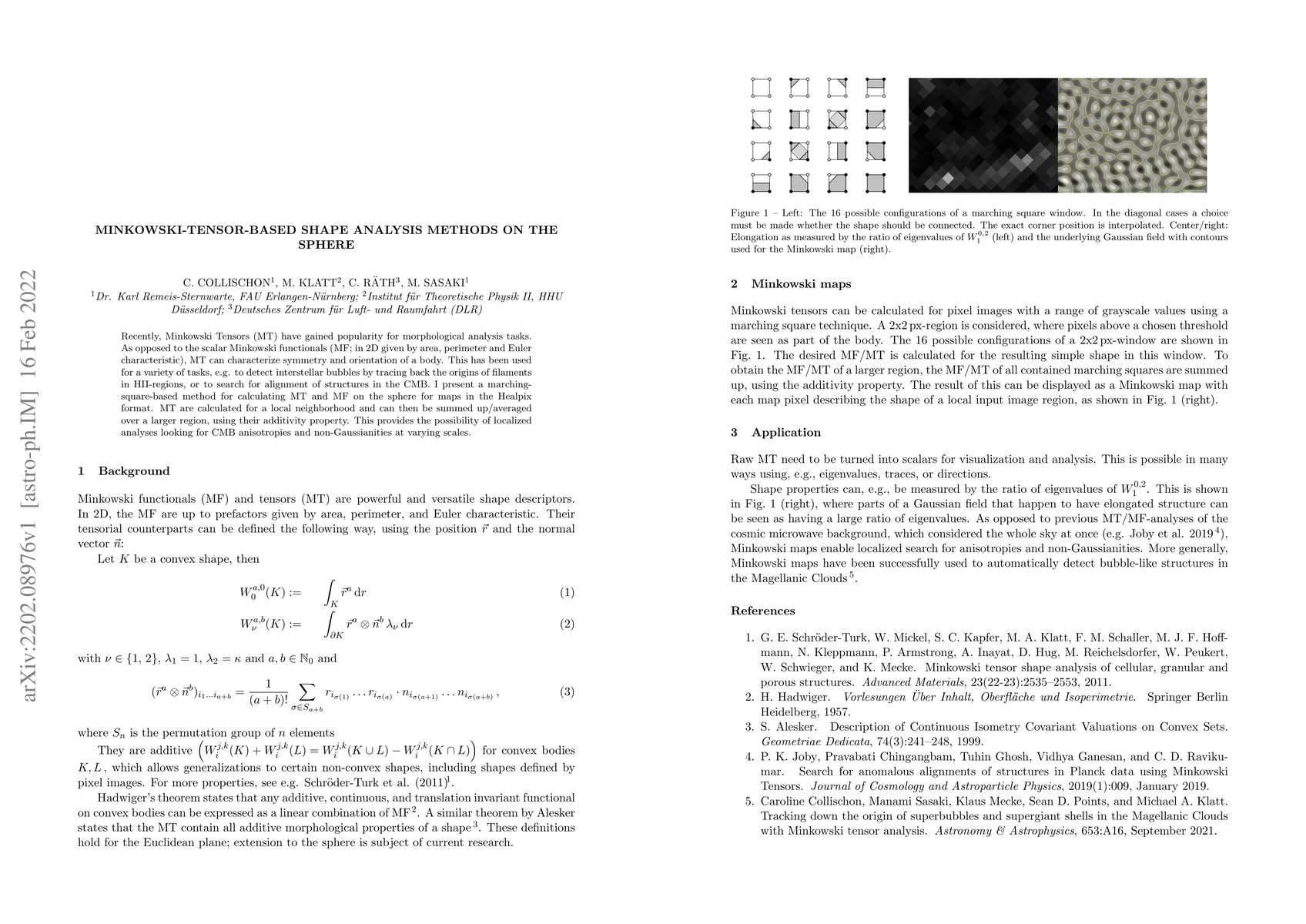 Thumbnail for Minkowski tensor-based shape analysis methods on the sphere