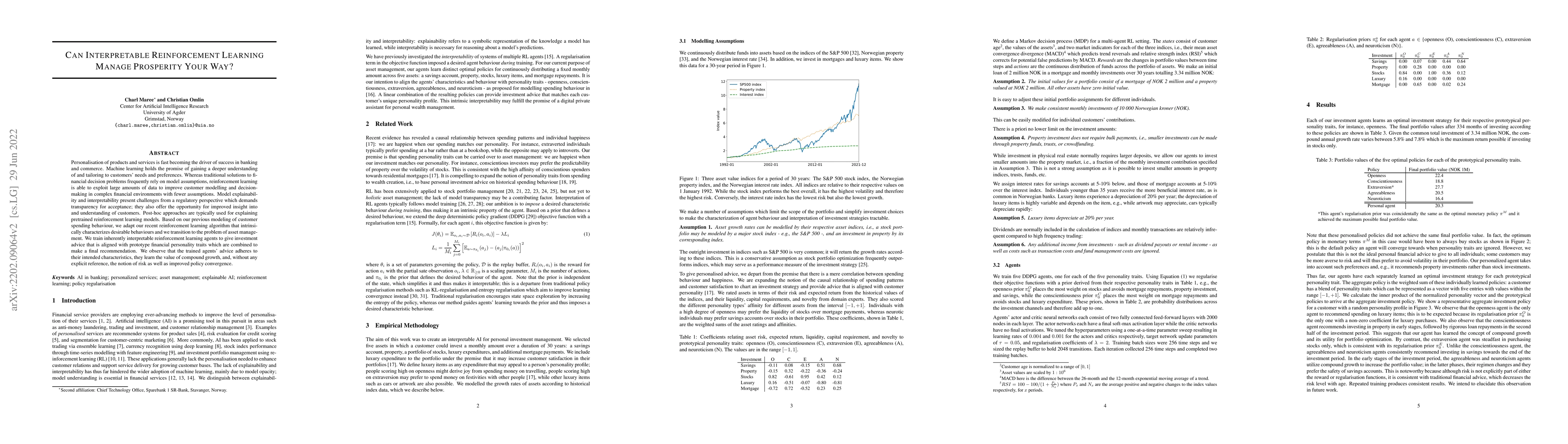 Thumbnail for Can Interpretable Reinforcement Learning Manage Prosperity Your Way?