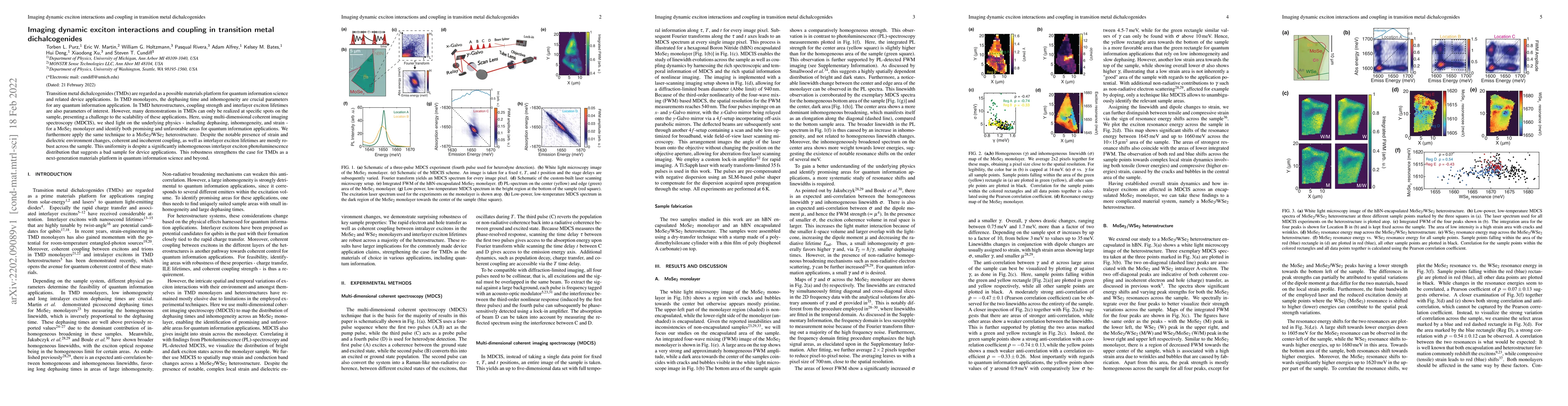 Thumbnail for Imaging dynamic exciton interactions and coupling in transition metal
  dichalcogenides