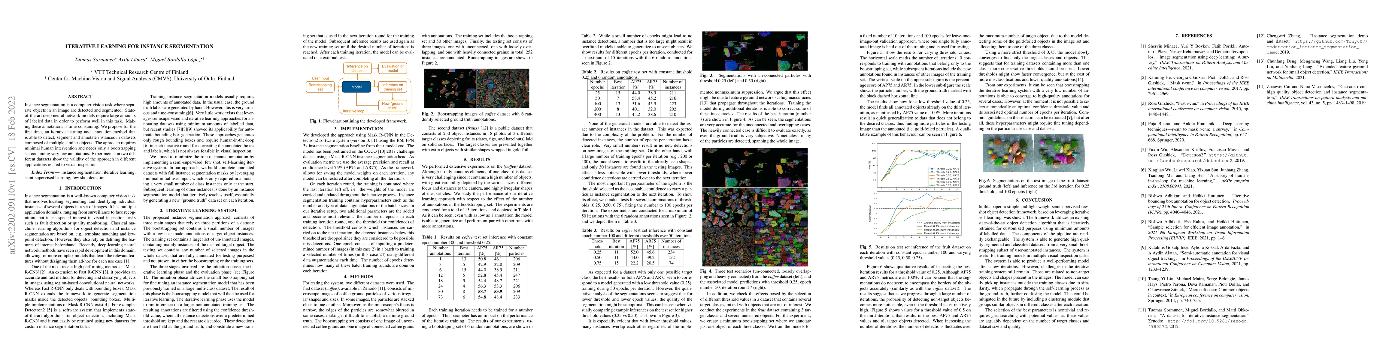 Thumbnail for Iterative Learning for Instance Segmentation