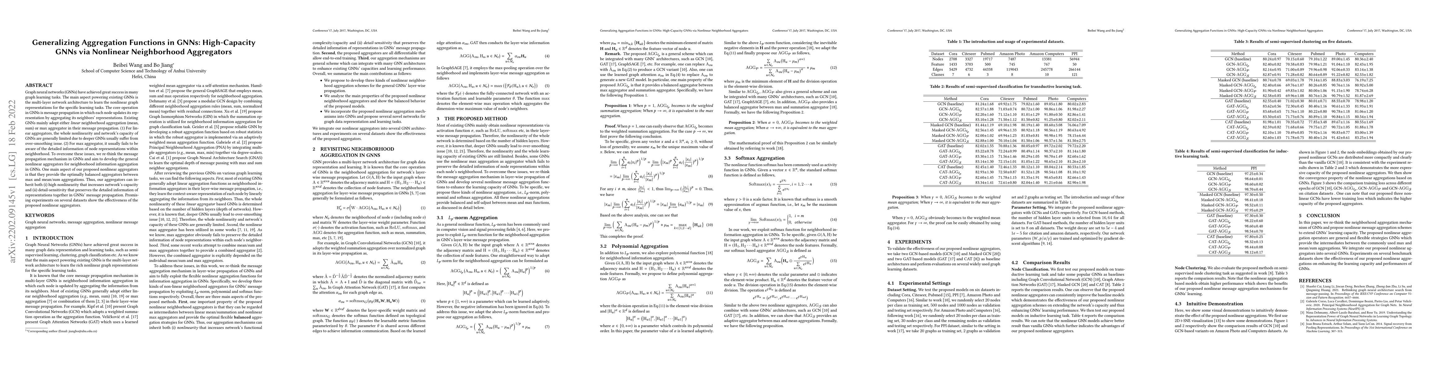 Thumbnail for Generalizing Aggregation Functions in GNNs:High-Capacity GNNs via
  Nonlinear Neighborhood Aggregators