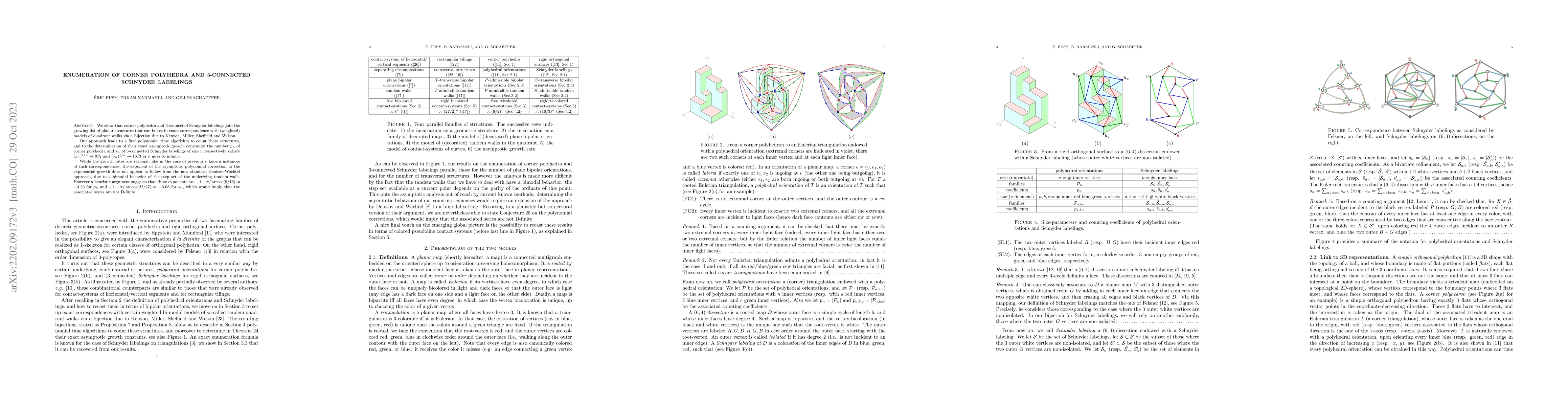 Thumbnail for Enumeration of corner polyhedra and 3-connected Schnyder labelings