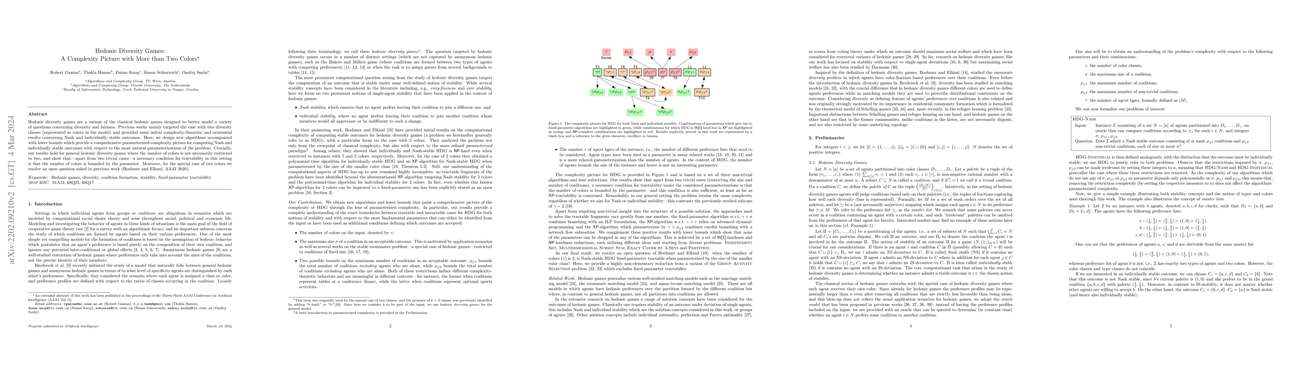 Thumbnail for Hedonic Diversity Games: A Complexity Picture with More than Two Colors