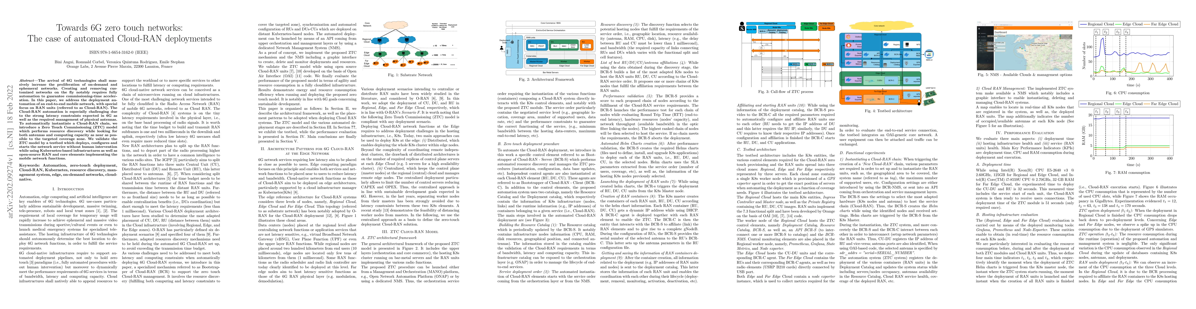 Thumbnail for Towards 6G zero touch networks: The case of automated Cloud-RAN
  deployments