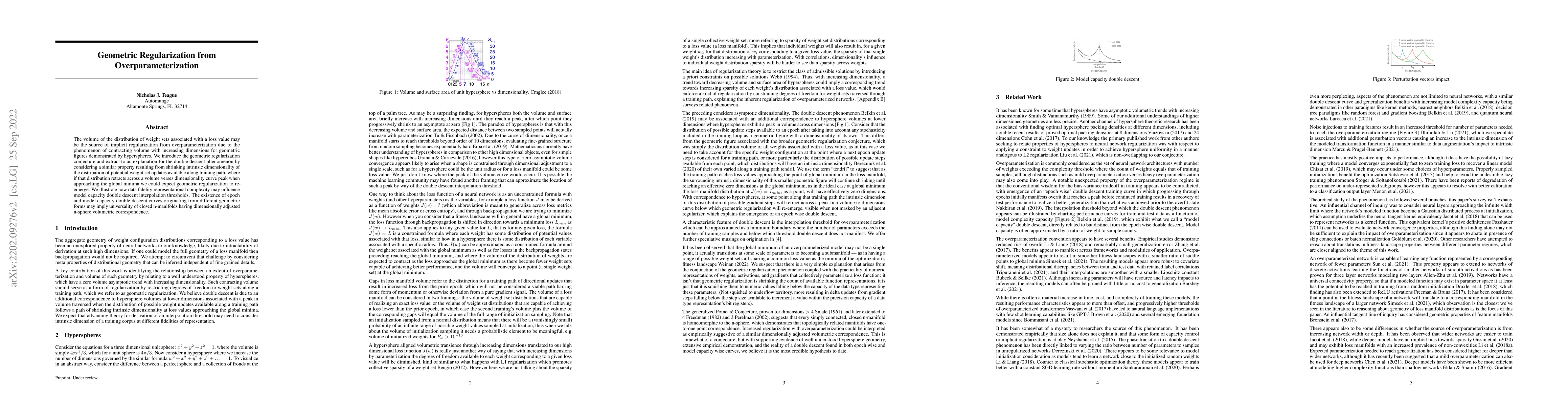 Thumbnail for Geometric Regularization from Overparameterization