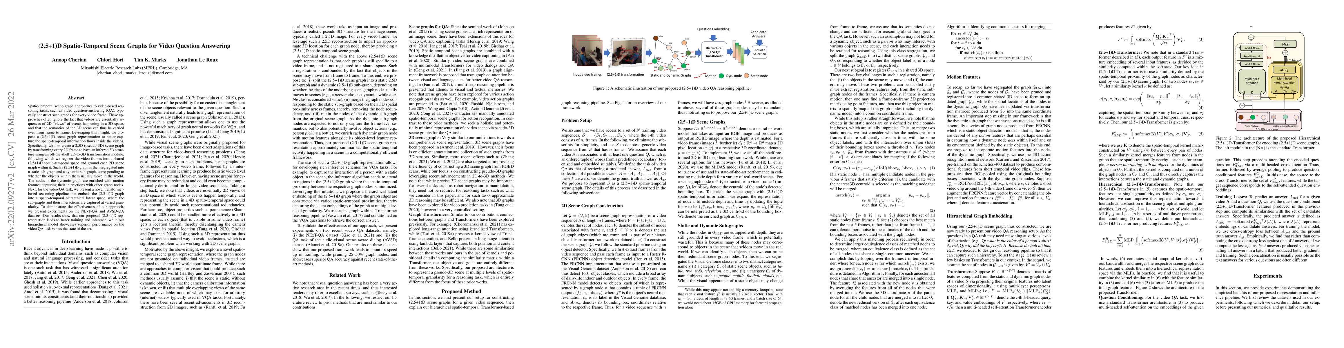 Thumbnail for (2.5+1)D Spatio-Temporal Scene Graphs for Video Question Answering