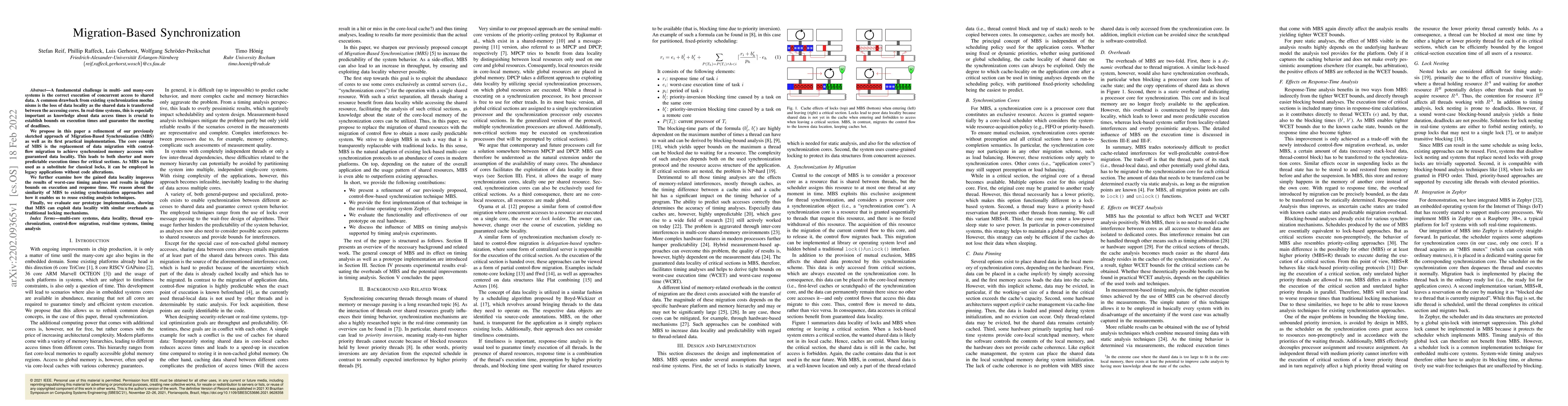 Thumbnail for Migration-Based Synchronization