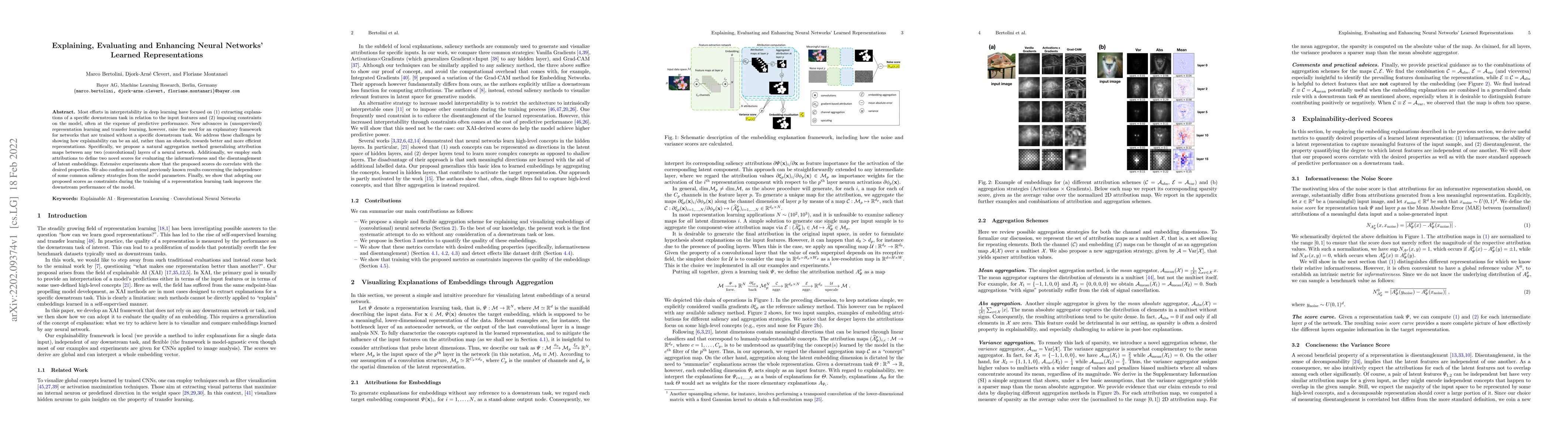 Thumbnail for Explaining, Evaluating and Enhancing Neural Networks' Learned
  Representations