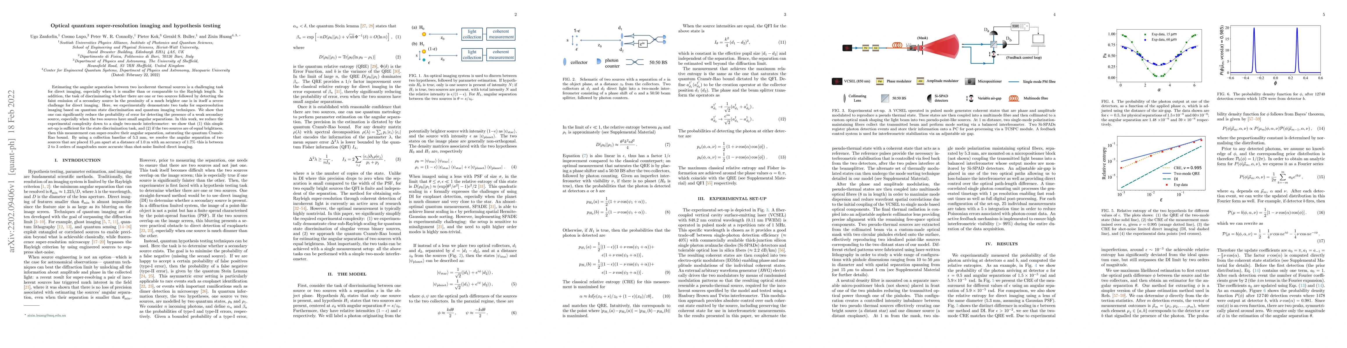 Thumbnail for Optical quantum super-resolution imaging and hypothesis testing