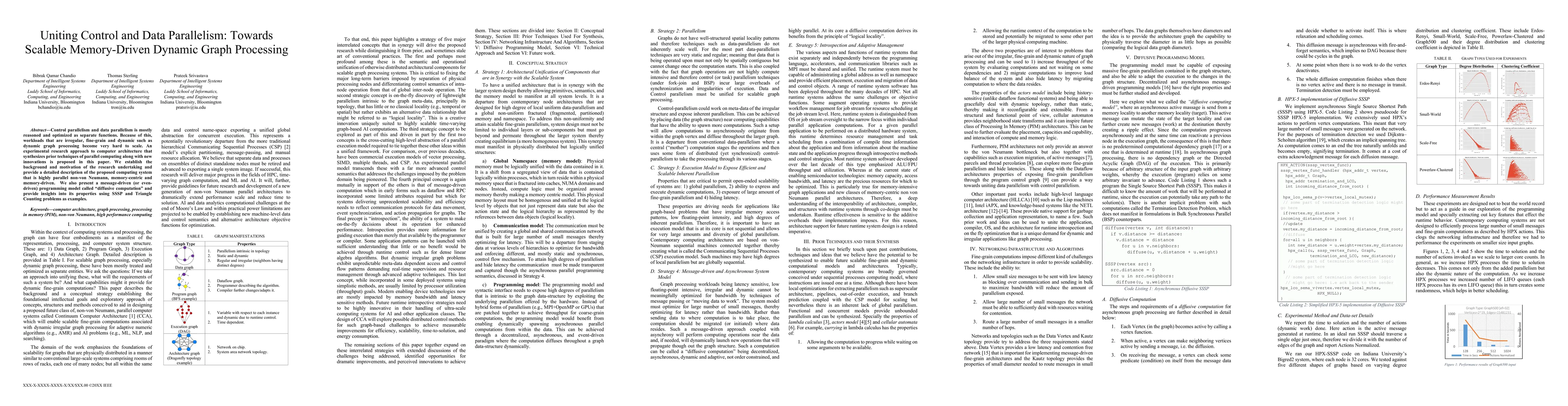 Thumbnail for Uniting Control and Data Parallelism: Towards Scalable Memory-Driven
  Dynamic Graph Processing