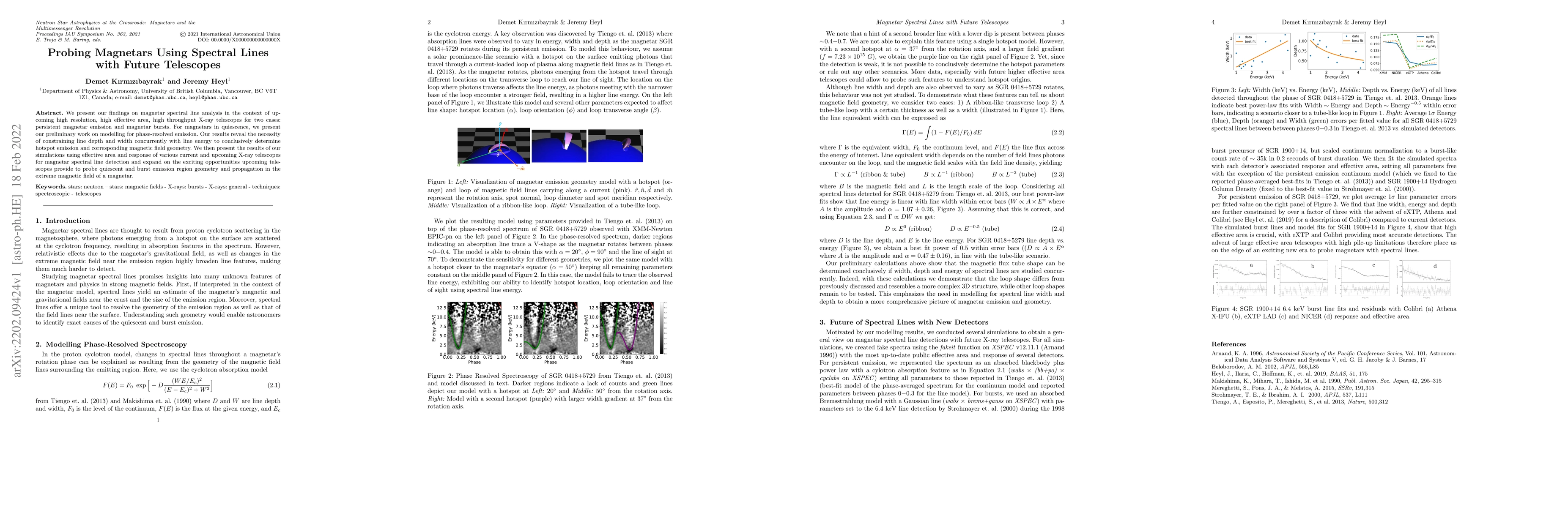 Thumbnail for Probing Magnetars Using Spectral Lines with Future Telescopes