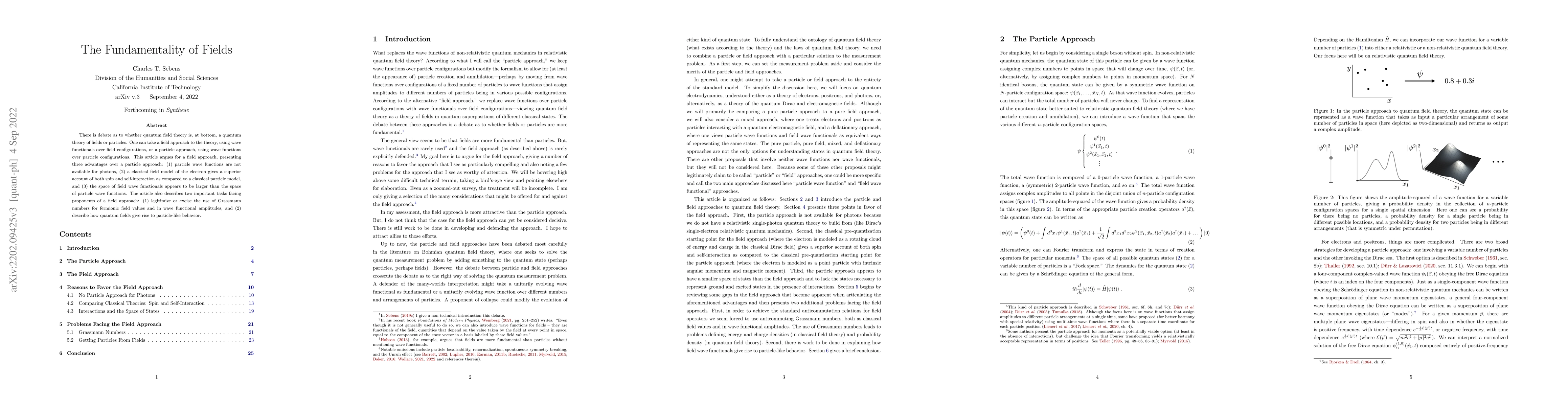 Thumbnail for The Fundamentality of Fields