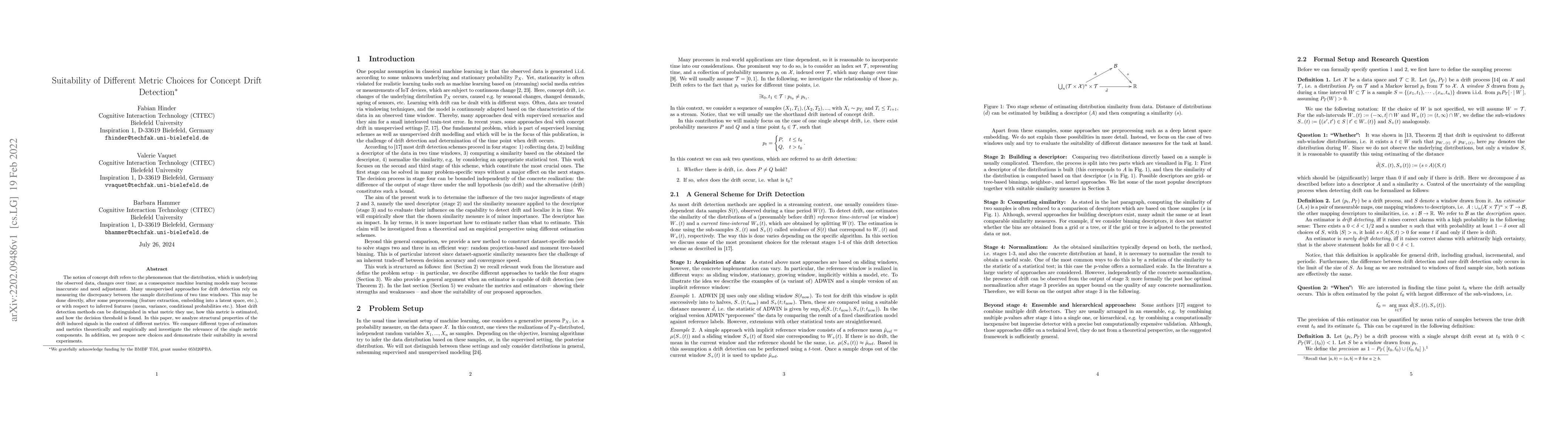 Thumbnail for Suitability of Different Metric Choices for Concept Drift Detection