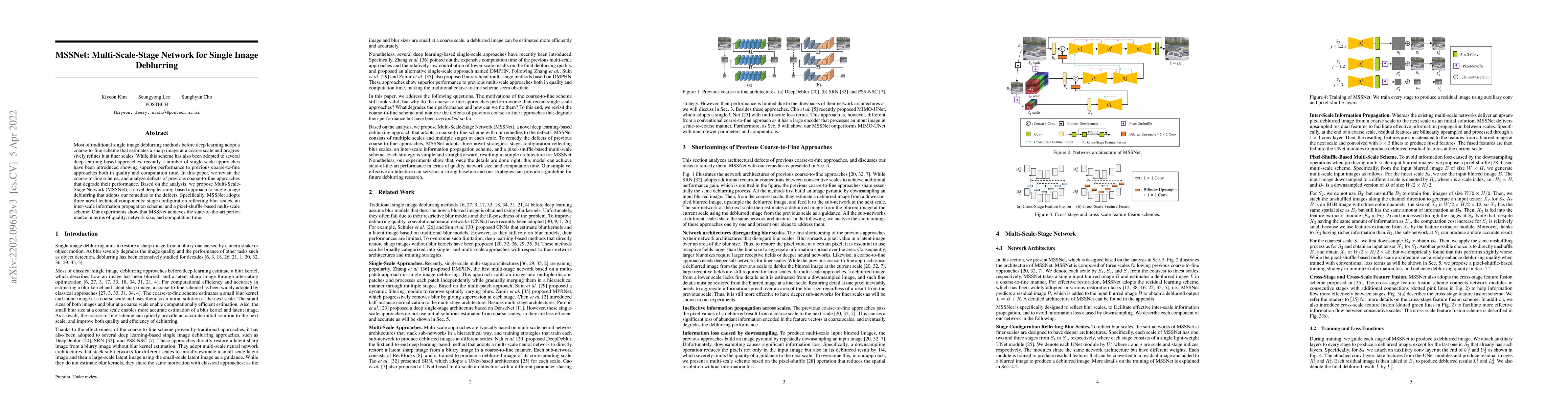 Thumbnail for MSSNet: Multi-Scale-Stage Network for Single Image Deblurring