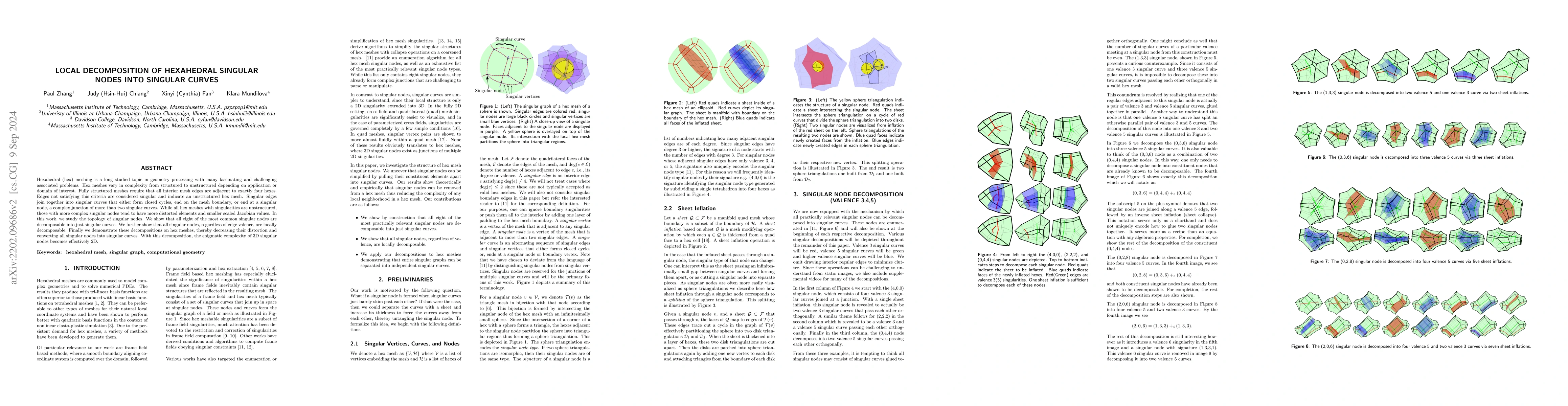 Thumbnail for Local Decomposition of Hexahedral Singular Nodes into Singular Curves