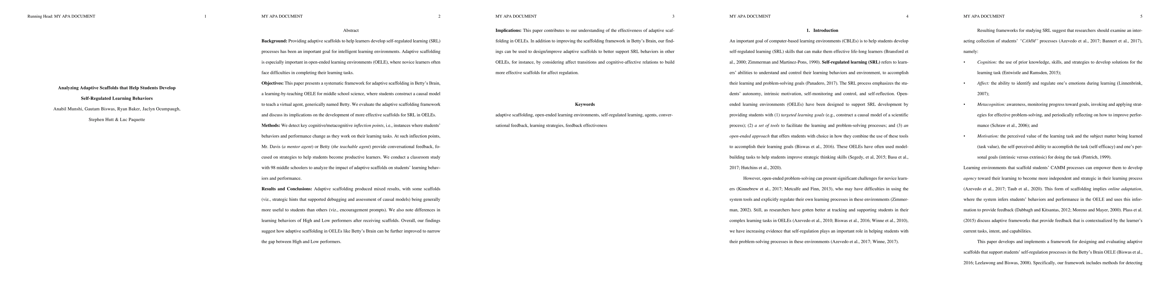 Thumbnail for Analyzing Adaptive Scaffolds that Help Students Develop Self-Regulated
  Learning Behaviors