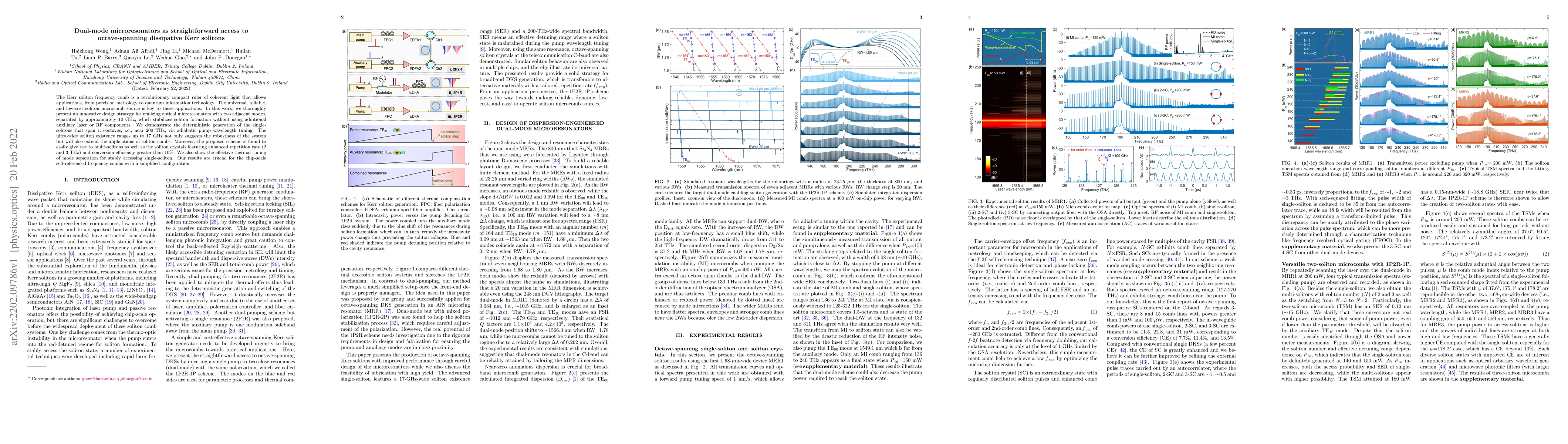 Thumbnail for Dual-mode microresonators as straightforward access to octave-spanning
  dissipative Kerr solitons