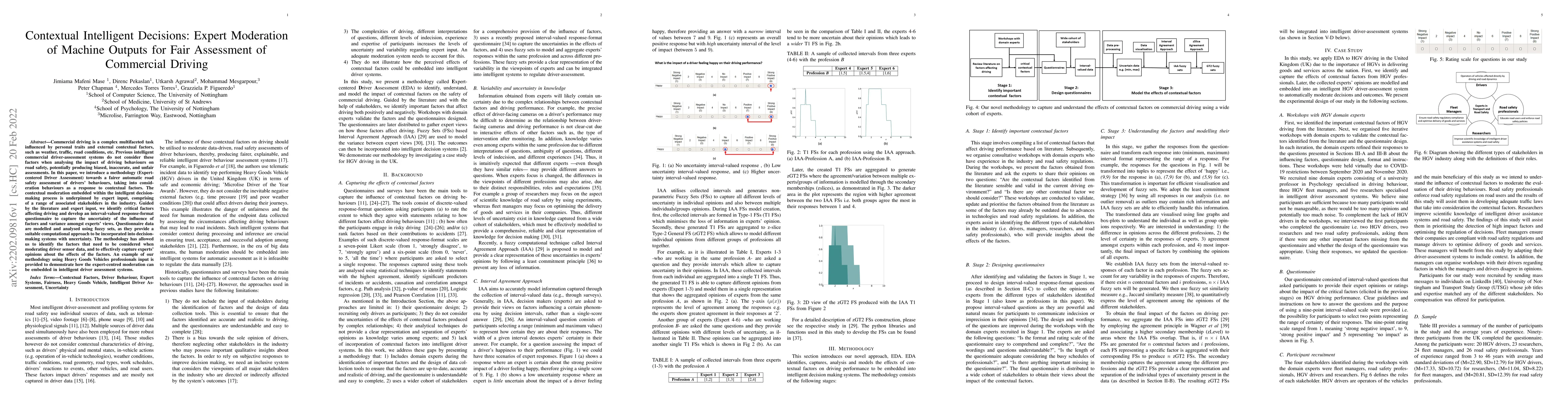 Thumbnail for Contextual Intelligent Decisions: Expert Moderation of Machine Outputs
  for Fair Assessment of Commercial Driving
