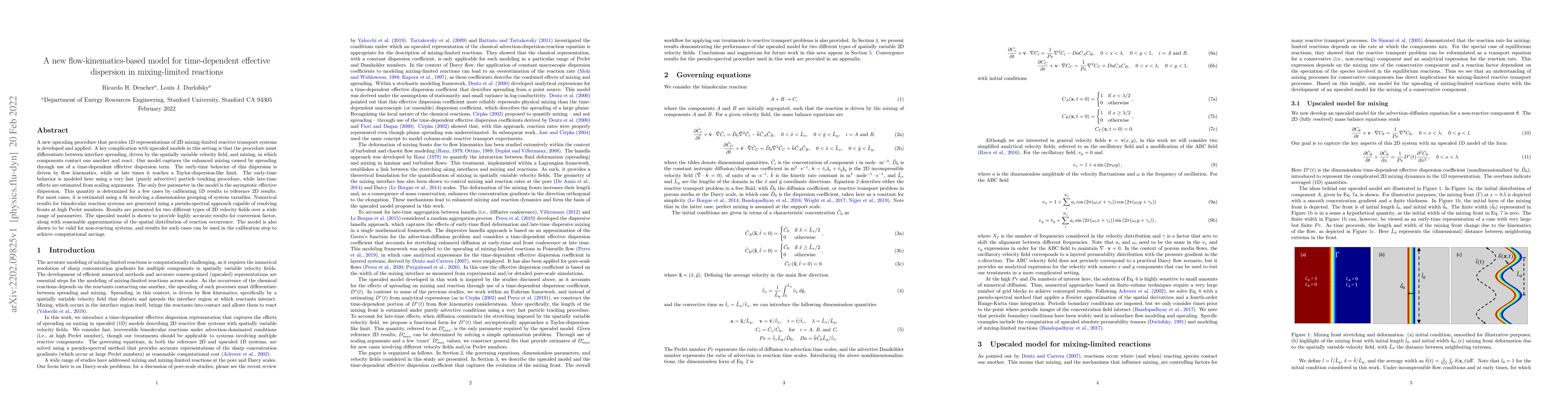 Thumbnail for A new flow-kinematics-based model for time-dependent effective
  dispersion in mixing-limited reactions