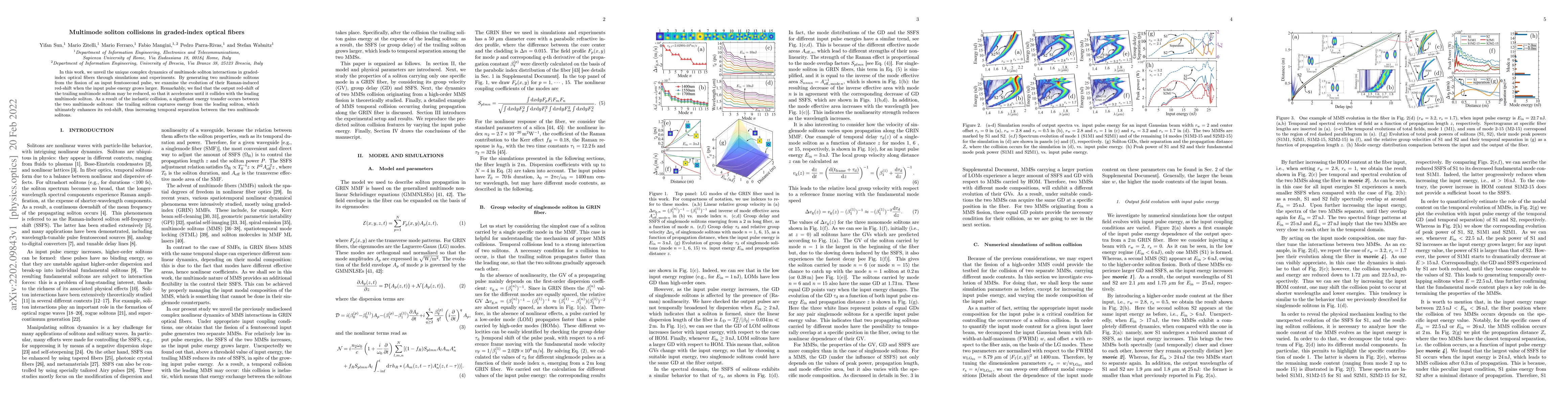 Thumbnail for Multimode soliton collisions in graded-index optical fibers