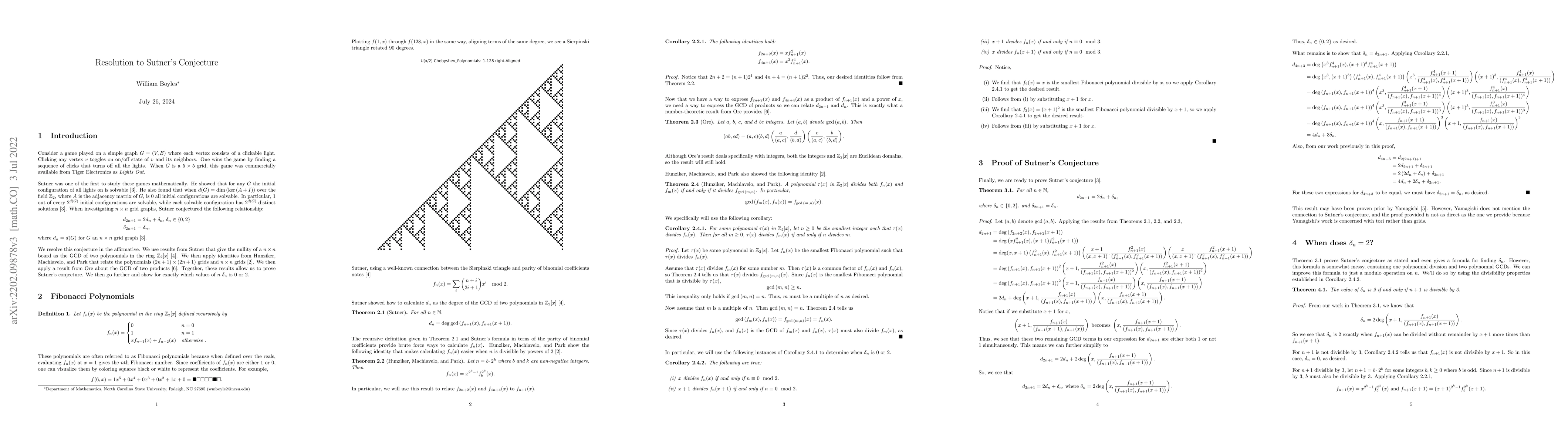Thumbnail for Resolution to Sutner's Conjecture