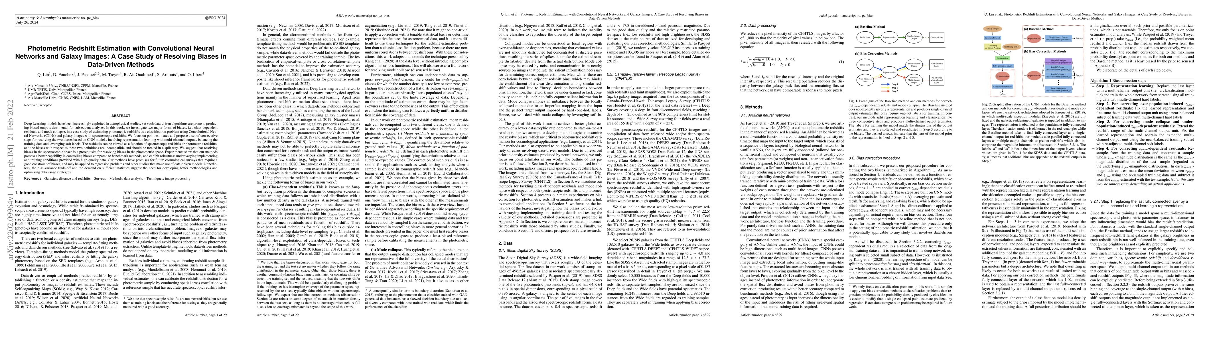 Thumbnail for Photometric Redshift Estimation with Convolutional Neural Networks and
  Galaxy Images: A Case Study of Resolving Biases in Data-Driven Methods