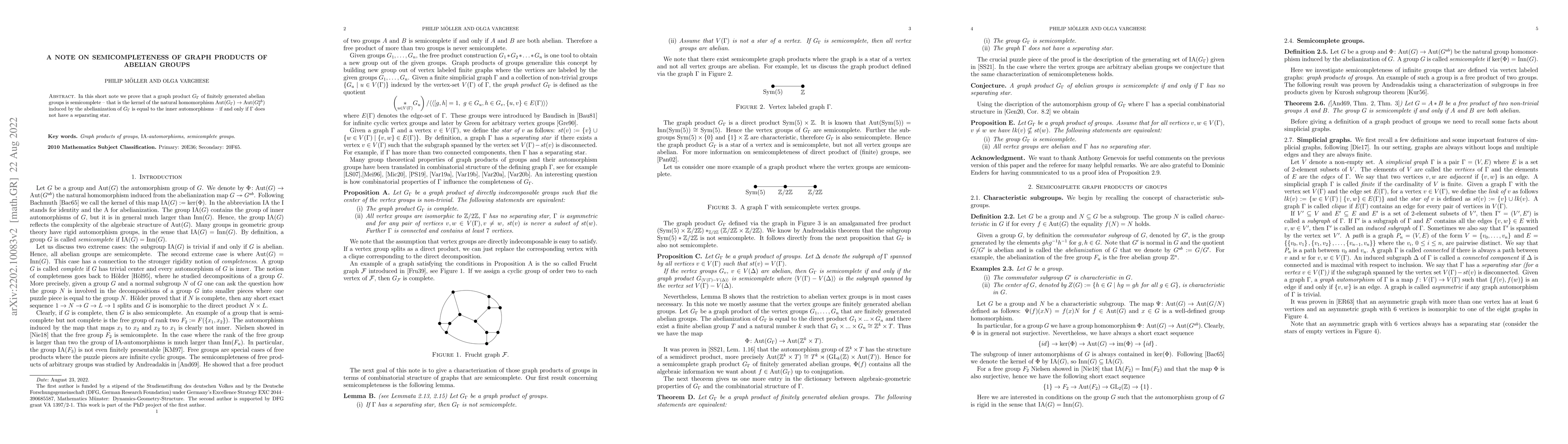 Thumbnail for A note on semicompleteness of graph products of abelian groups