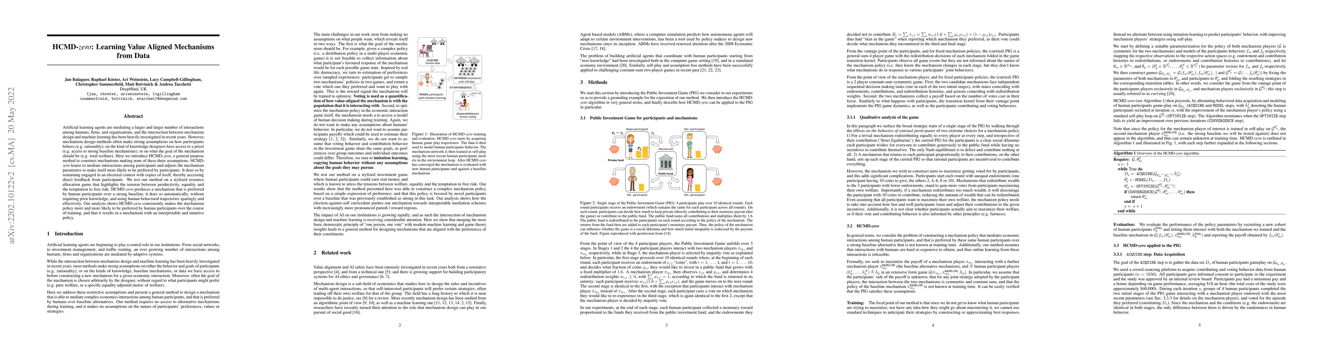 Thumbnail for HCMD-zero: Learning Value Aligned Mechanisms from Data