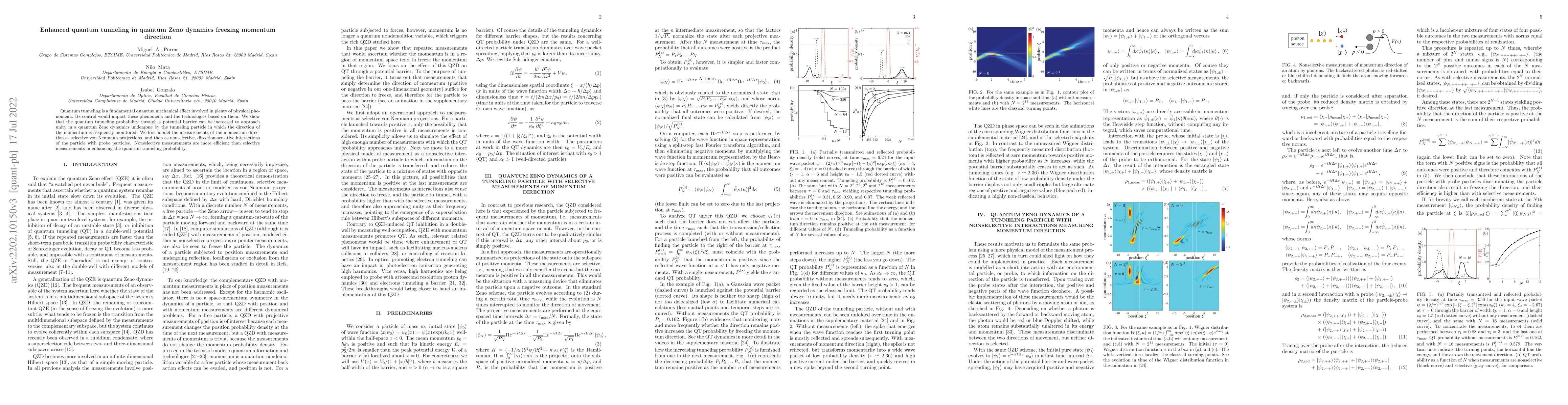 Thumbnail for Enhanced quantum tunneling in quantum Zeno dynamics freezing momentum
  direction
