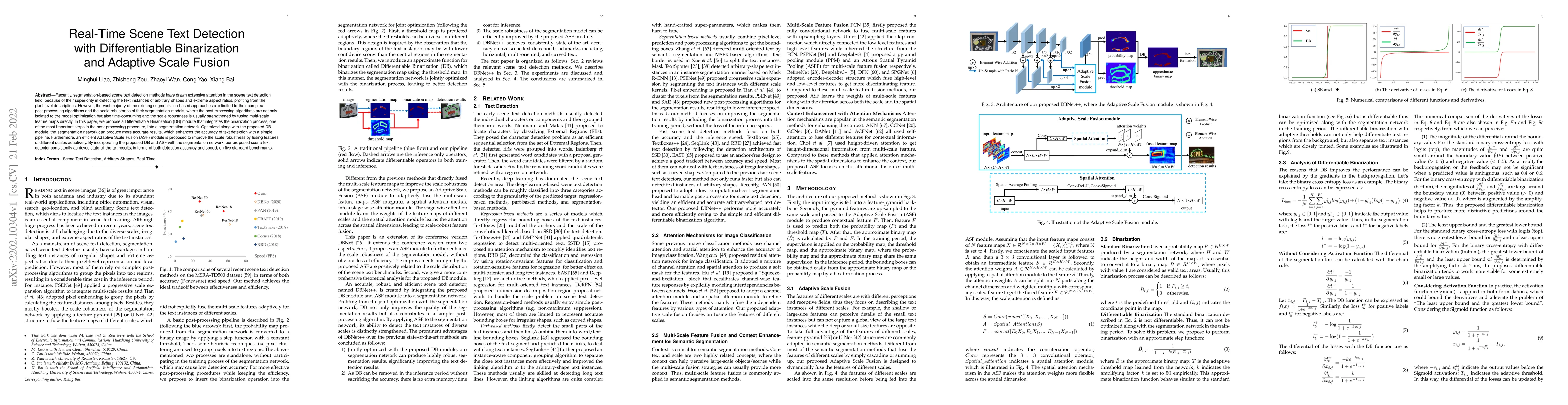 Thumbnail for Real-Time Scene Text Detection with Differentiable Binarization and
  Adaptive Scale Fusion