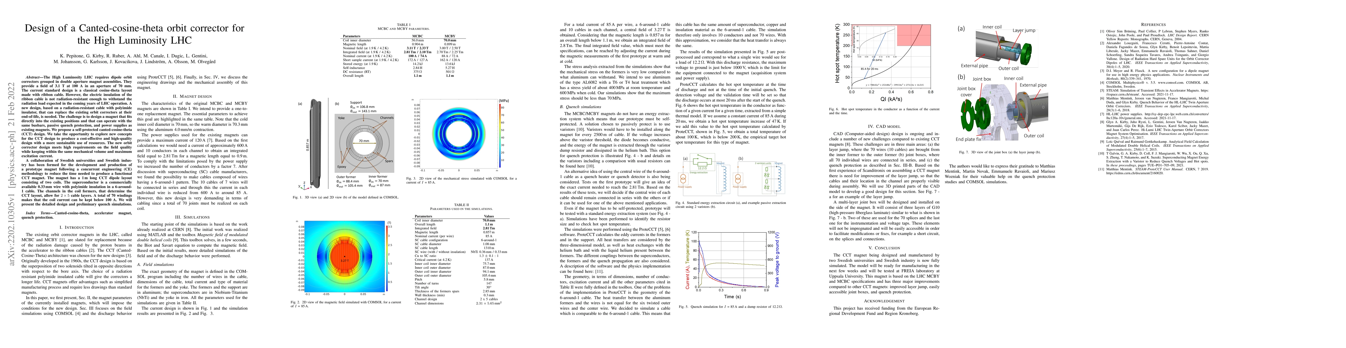 Thumbnail for Design of a Canted-cosine-theta orbit corrector for the High Luminosity
  LHC