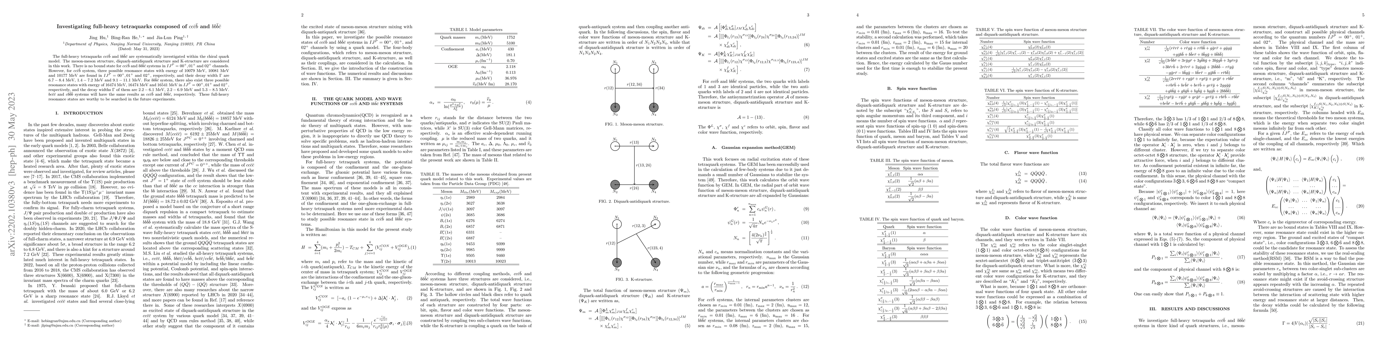 Thumbnail for Investigating full-heavy tetraquarks composed of $cc\bar{c}\bar{b}$ and
  $bb\bar{b}\bar{c}$