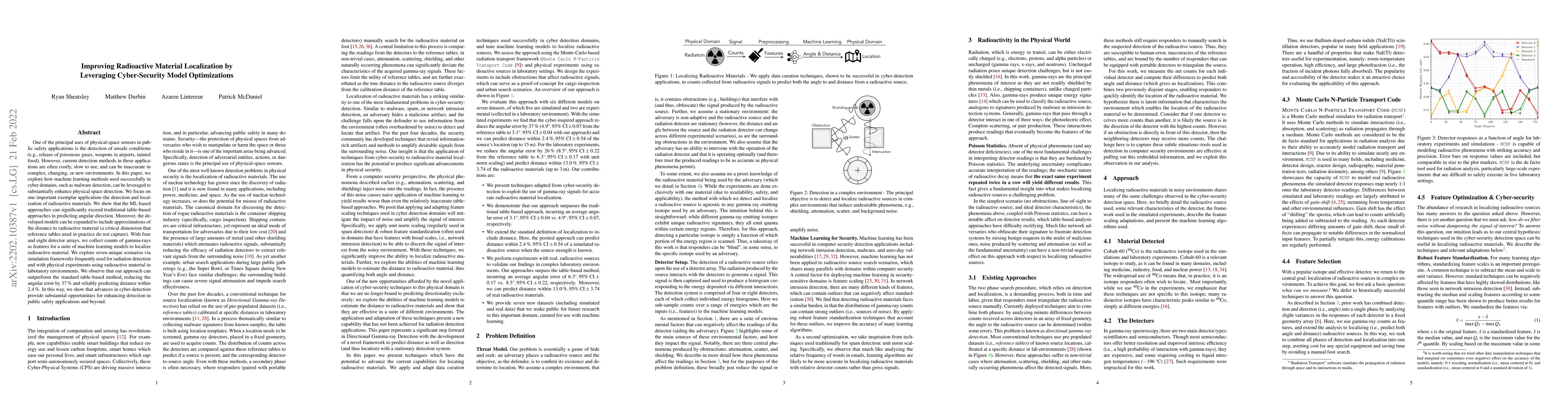 Thumbnail for Improving Radioactive Material Localization by Leveraging Cyber-Security
  Model Optimizations
